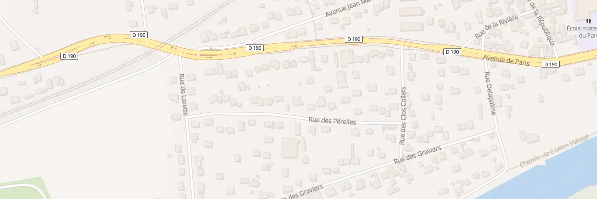 Plan du 20 Rue des Pérelles à Juziers