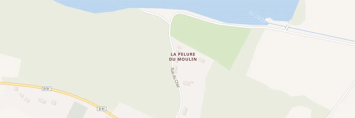 Plan du 5002F Rue du Cher à Saint-Loup