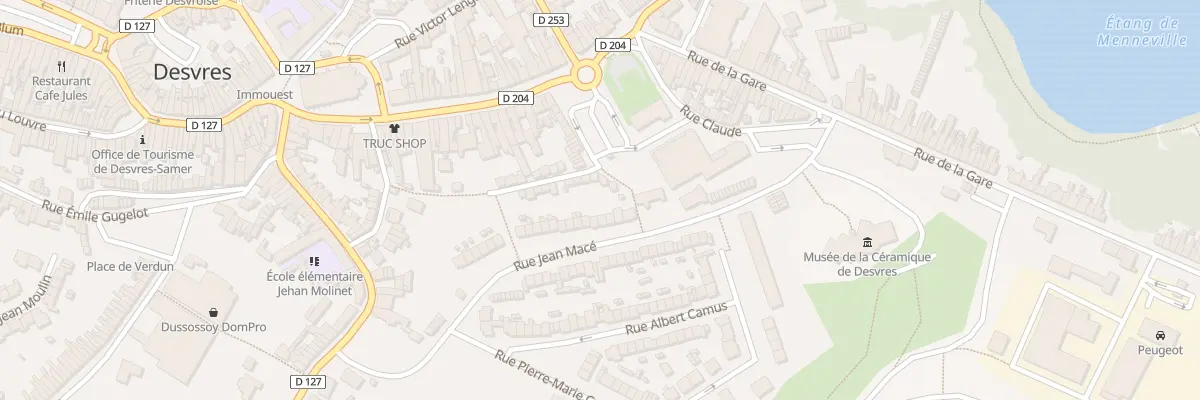 Plan du 33 Rue Jean Macé à Desvres