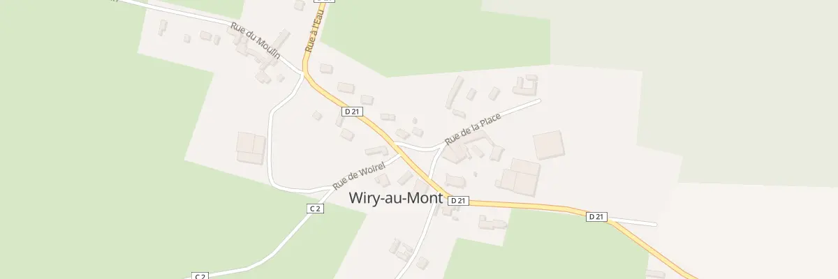 Plan du 24 Rue de la Place à Wiry-au-Mont