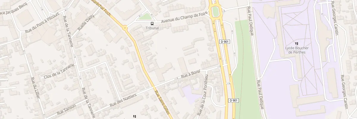 Plan du 9 Rue a Borel à Abbeville
