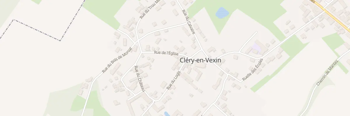 Plan du 2 Rue de l’Eglise à Cléry-en-Vexin