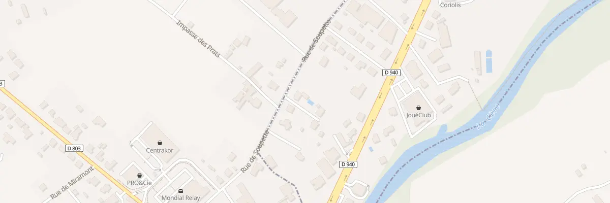 Plan du 5569 Rue de Soupette à Biars-sur-Cère