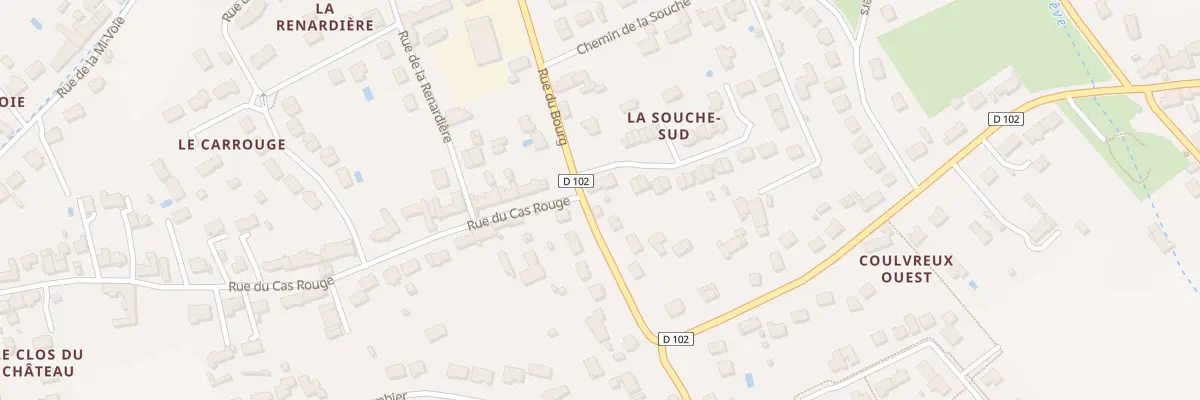 Plan du 655 Rue du Bourg à Gidy