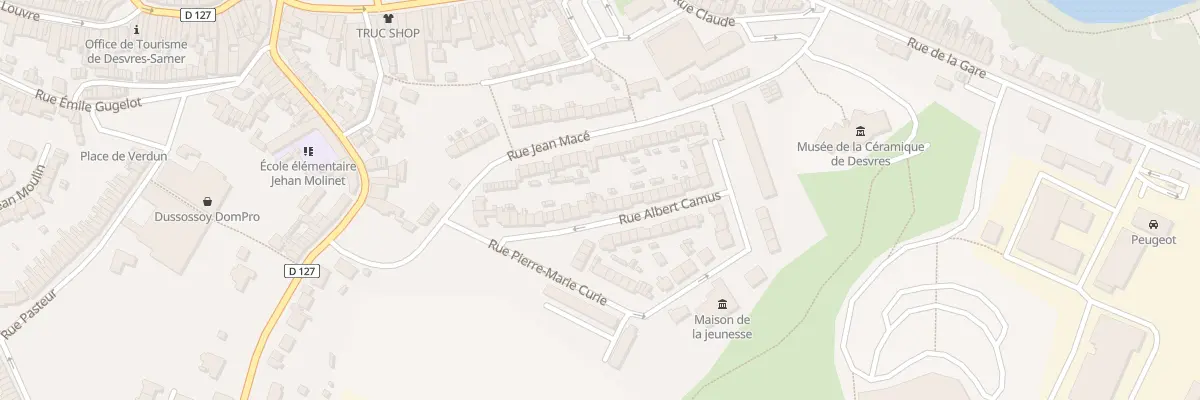 Plan du 23 Rue Albert Camus à Desvres