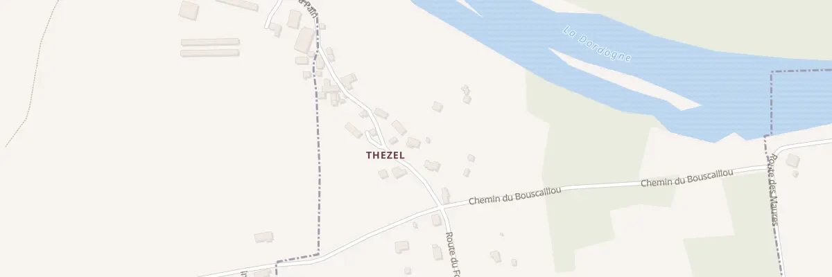 Plan du 5154 Thezel à Astaillac
