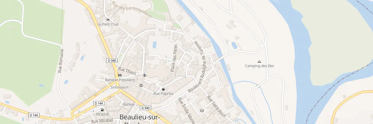 Plan du 5116 Rue du Barry du Cros à Beaulieu-sur-Dordogne