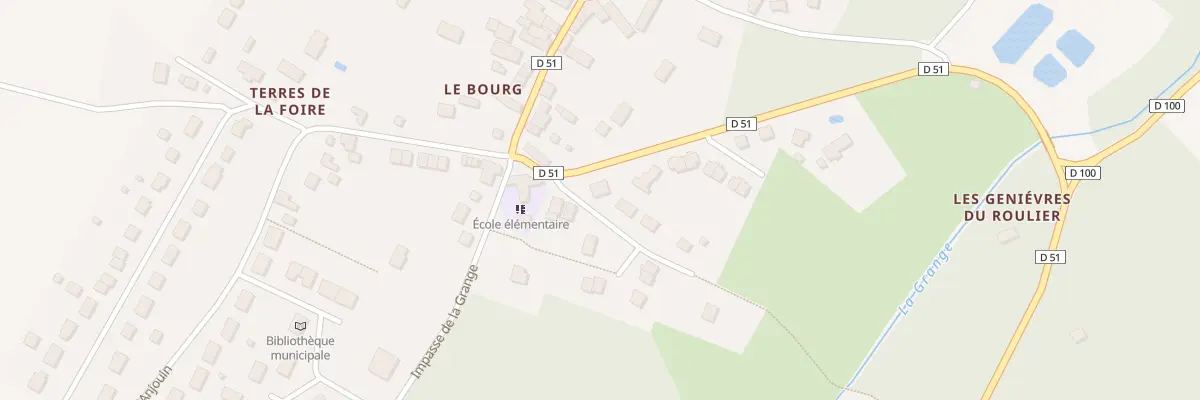 Plan du 2 Rue des Geniévres du Roulier à Saint-Loup