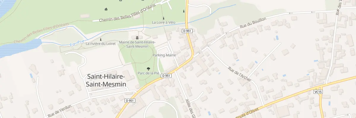Plan du 374 Rte d’Orléans à Saint-Hilaire-Saint-Mesmin
