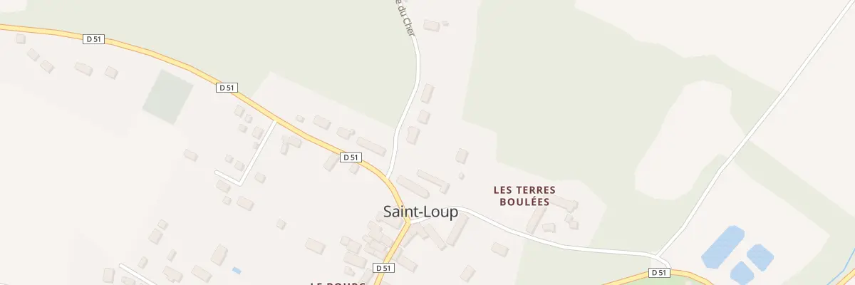 Plan du 4 Rue du Cher à Saint-Loup