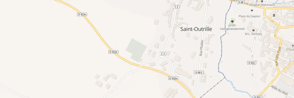 Plan du 24 Rte des Bois à Saint-Outrille