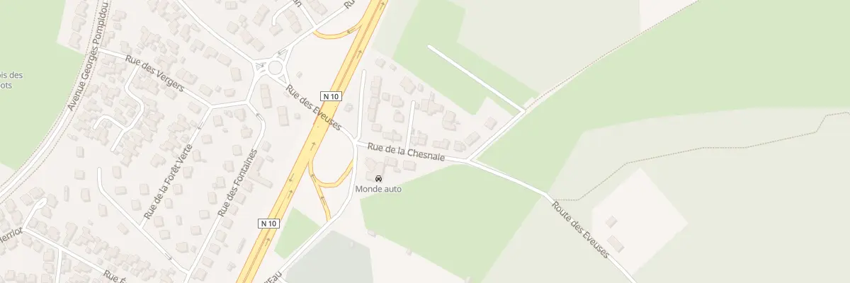 Plan du 9 Rue de la Chesnaie à Rambouillet