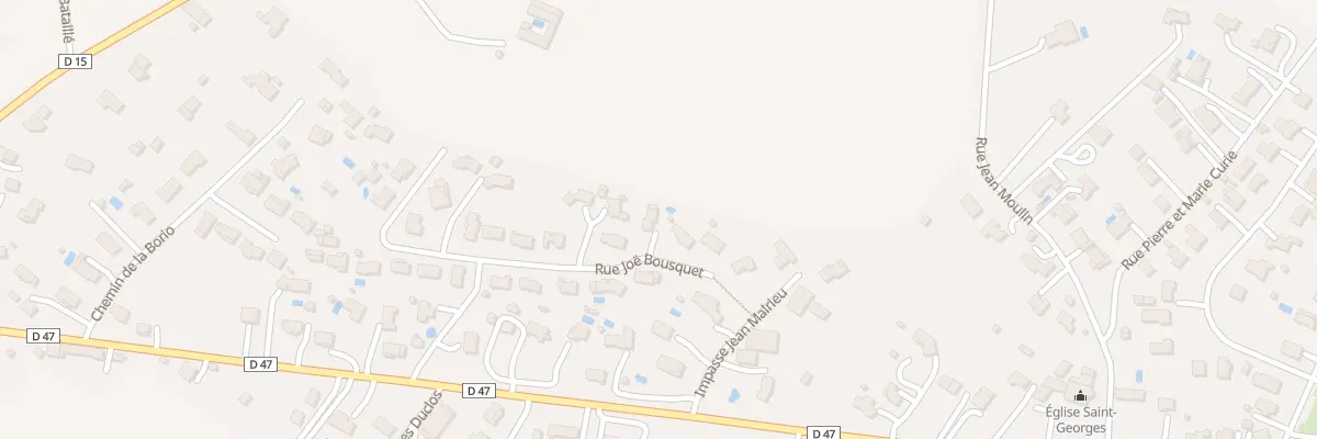 Plan du 13 Rue Joe Bousquet à Labastide-Saint-Georges