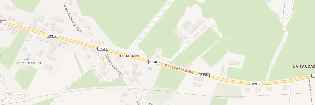 Plan du 11 Rte de la Châtre à Aigurande
