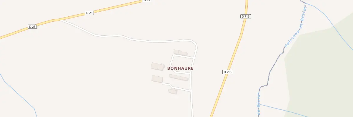 Plan du 10 Bonhaure à Villautou