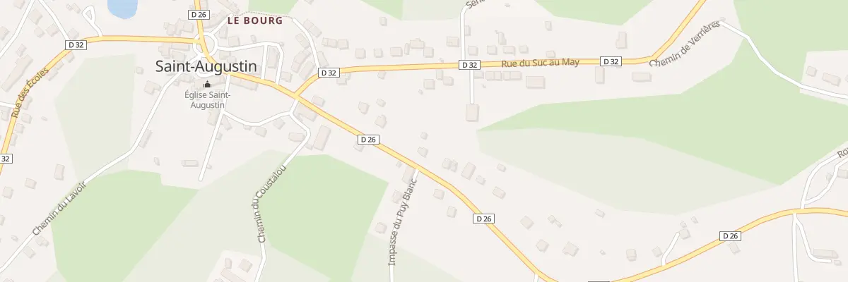 Plan du 5279 Le Bourg à Saint-Augustin