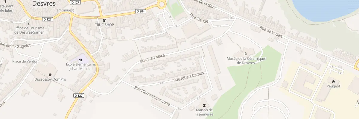 Plan du 24 Rue Jean Macé à Desvres