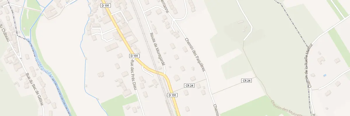 Plan du 2 Rte de Montgardé à Nézel
