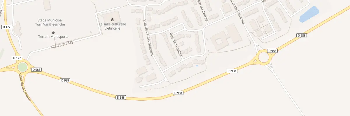 Plan du 1 Rue de l’Egalite à Ablis