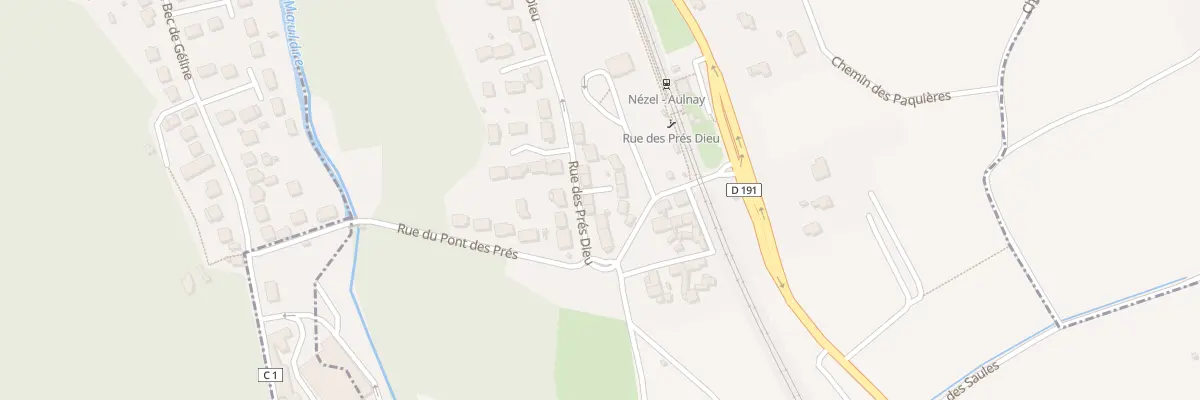 Plan du 21 Rue des Près Dieu à Nézel