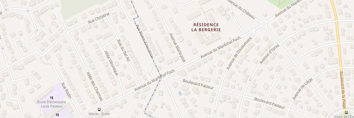Plan du 1 Av Marie José à Aubergenville