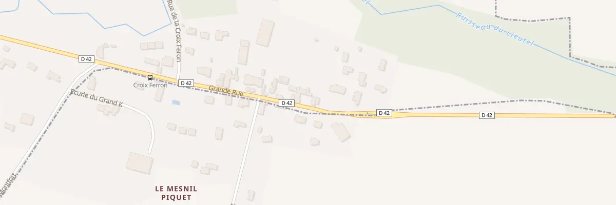 Plan du 8 Gr Grande Rue à Vicq