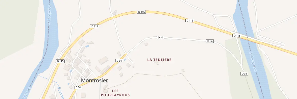 Plan du 5106 La Teuliere à Montrosier