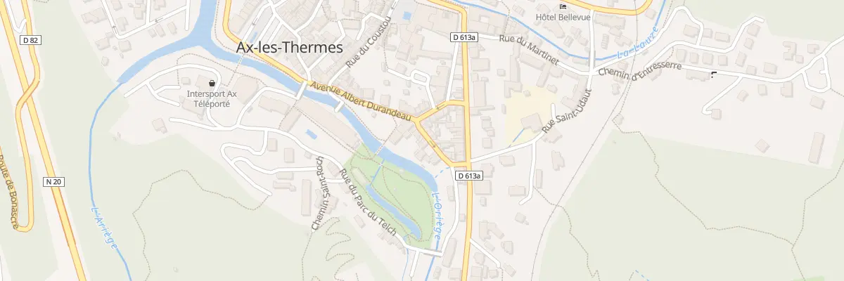 Plan du 7 Rue du Cournilh à Ax-les-Thermes