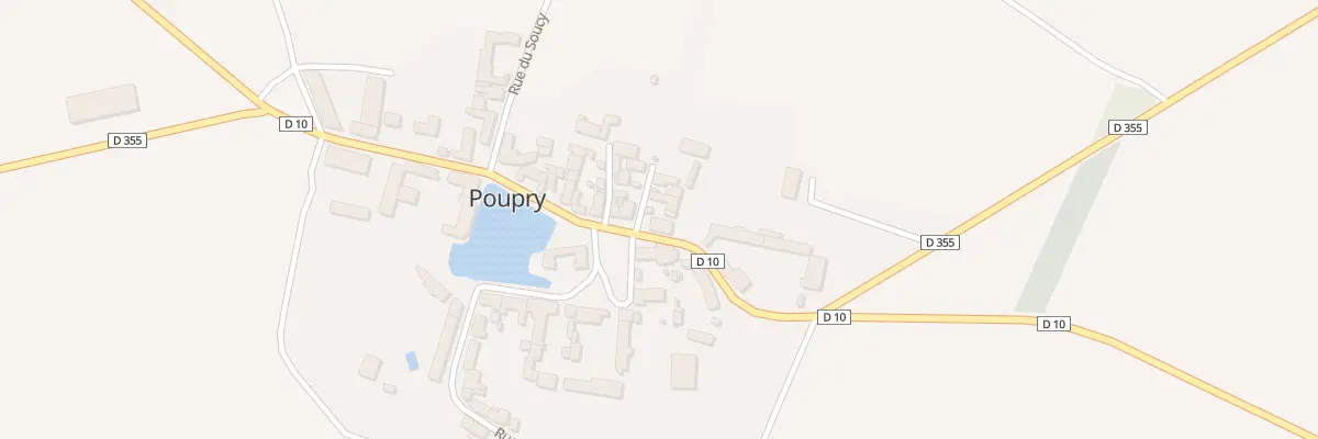Plan du 2 All des Vergers à Poupry