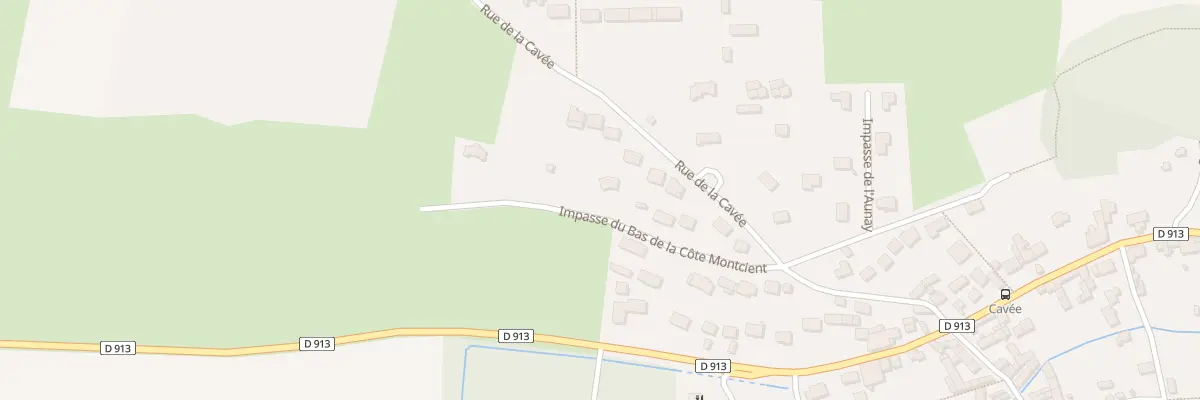 Plan du 5001 Imp du Bas de la Cote Montcien à Oinville-sur-Montcient