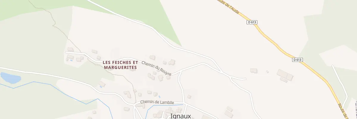 Plan du 70 Les Feiches et Margueritte à Ignaux