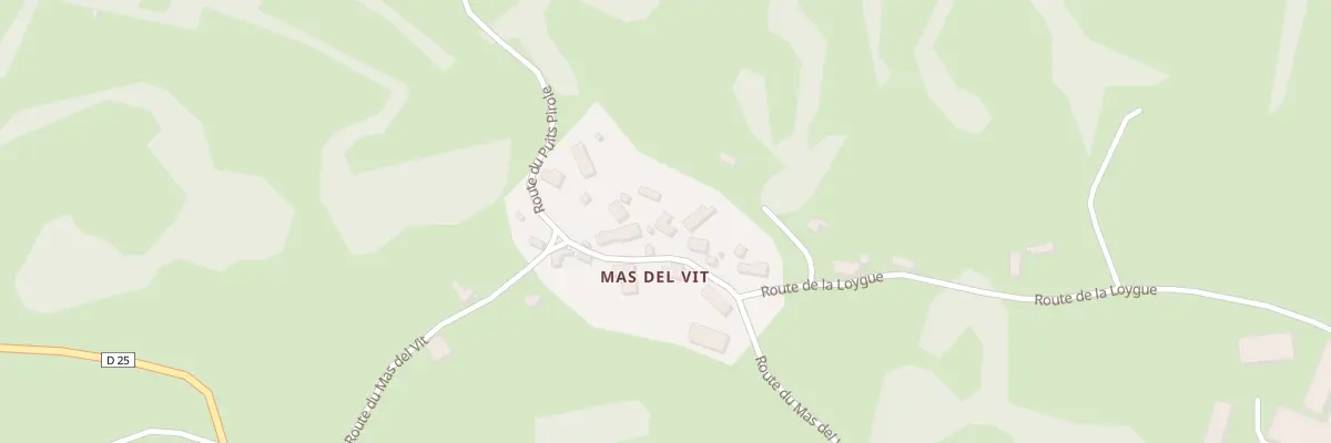 Plan du 5071A Mas Del Vit à Saint-Simon