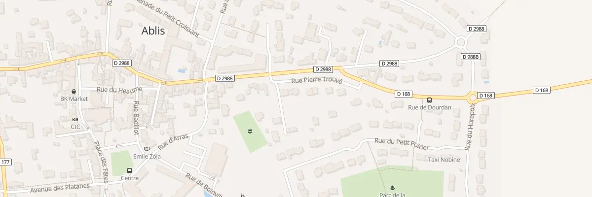 Plan du 124 Rue Pierre Trouvé à Ablis