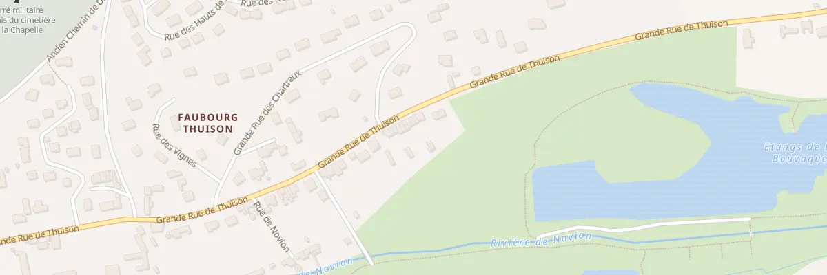 Plan du 124 Gr Gde Rue de Thuison à Abbeville