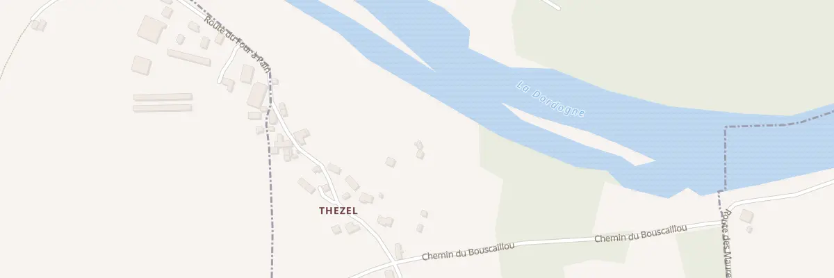 Plan du 5171 Thezel à Astaillac