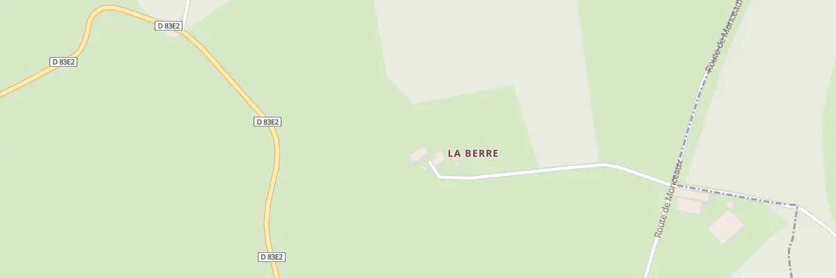 Plan du 5035 La Berre à Saint-Hilaire-Taurieux