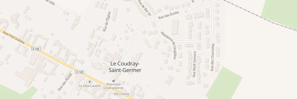 Plan du 6 Res Robert Largilliere au Coudray-Saint-Germer