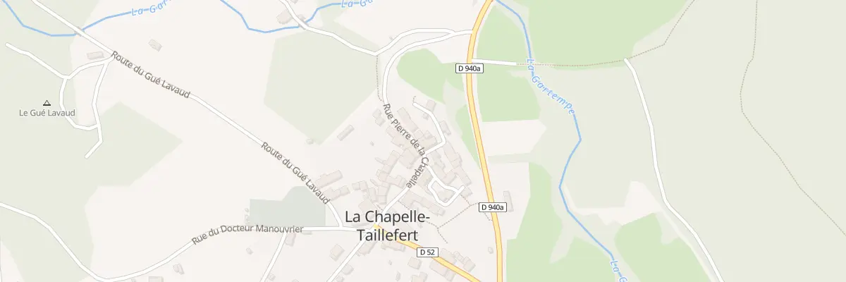 Plan du 3 Rue Pierre de la Chapelle à La Chapelle-Taillefert