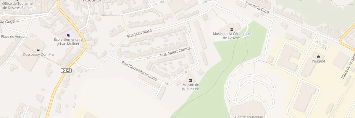 Plan du 22 Rue Albert Camus à Desvres