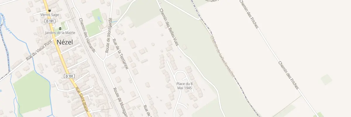 Plan du 8 Imp Corot à Nézel