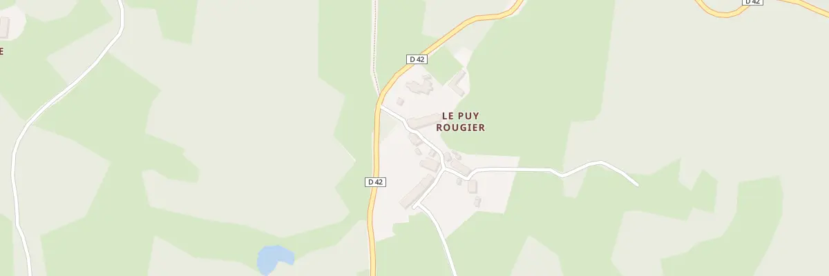 Plan du 1 Le Puy Rougier à Saint-Éloi