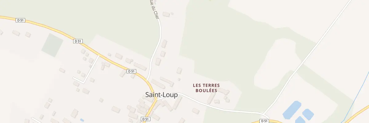 Plan du 2B Rue du Cher à Saint-Loup