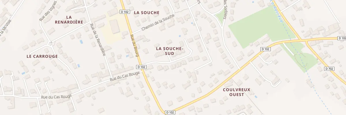 Plan du 11 Rue Fernand Bracquemond à Gidy
