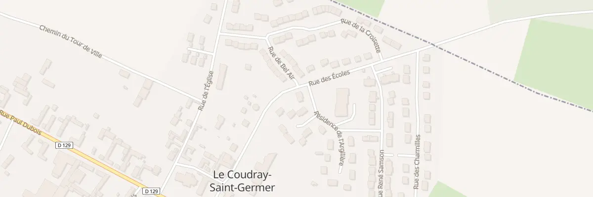 Plan du 1 Res Robert Largilliere au Coudray-Saint-Germer