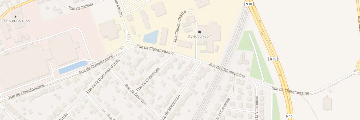 Plan du 22 Rue de Chevreuse à Rambouillet