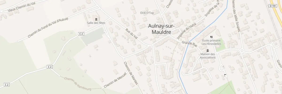 Plan du 1 Rue du Val à Aulnay-sur-Mauldre