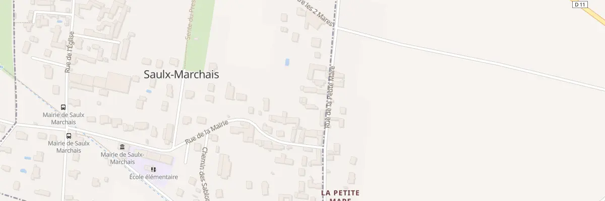 Plan du 5B Rue de la Pte Mare à Saulx-Marchais