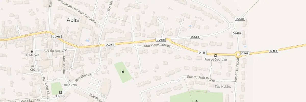 Plan du 126 Rue Pierre Trouvé à Ablis