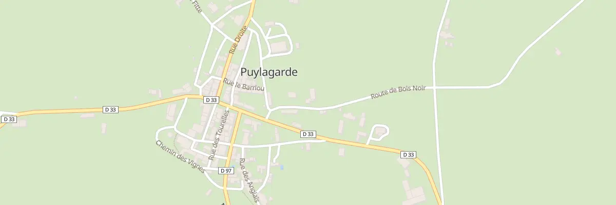 Plan du 5344 Rte de Bois Noir à Puylagarde