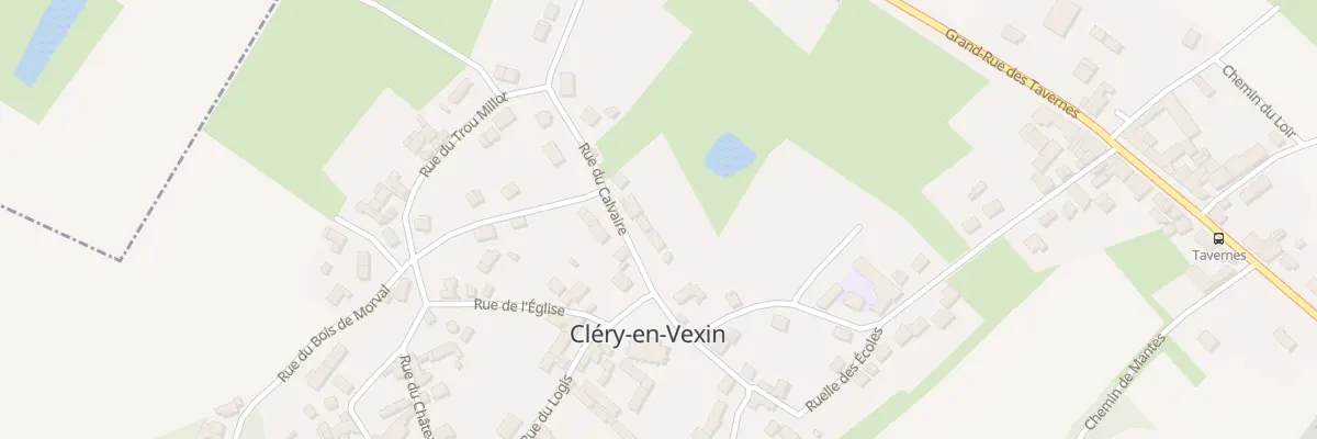 Plan du 1B Rue du Calvaire à Cléry-en-Vexin